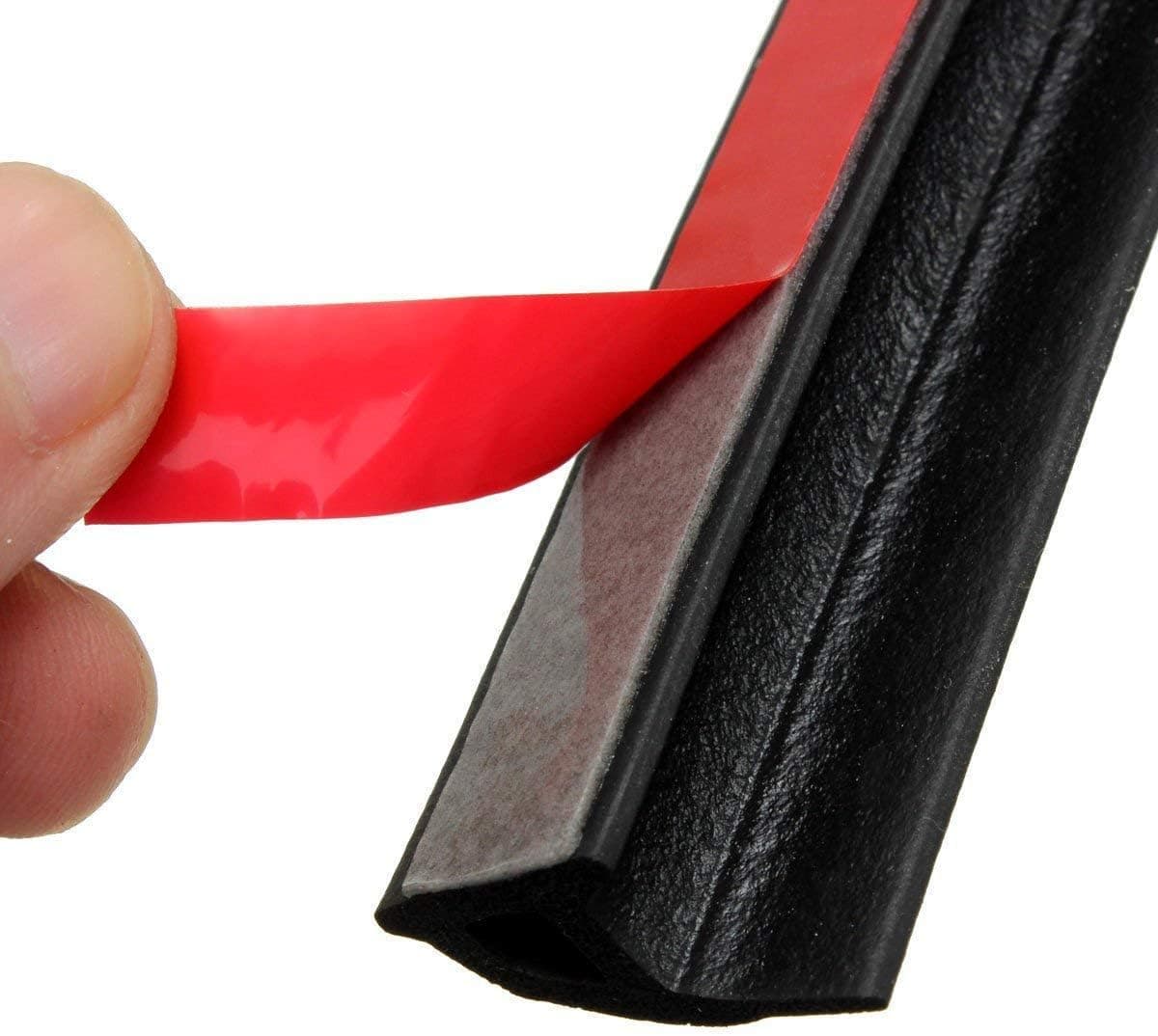 M M SEALS A177-25F Universal P Shape Rubber Seal Weather Strip Hollow Door Window Edge Moulding Trim Decorate Weatherstrip (25 Feet)