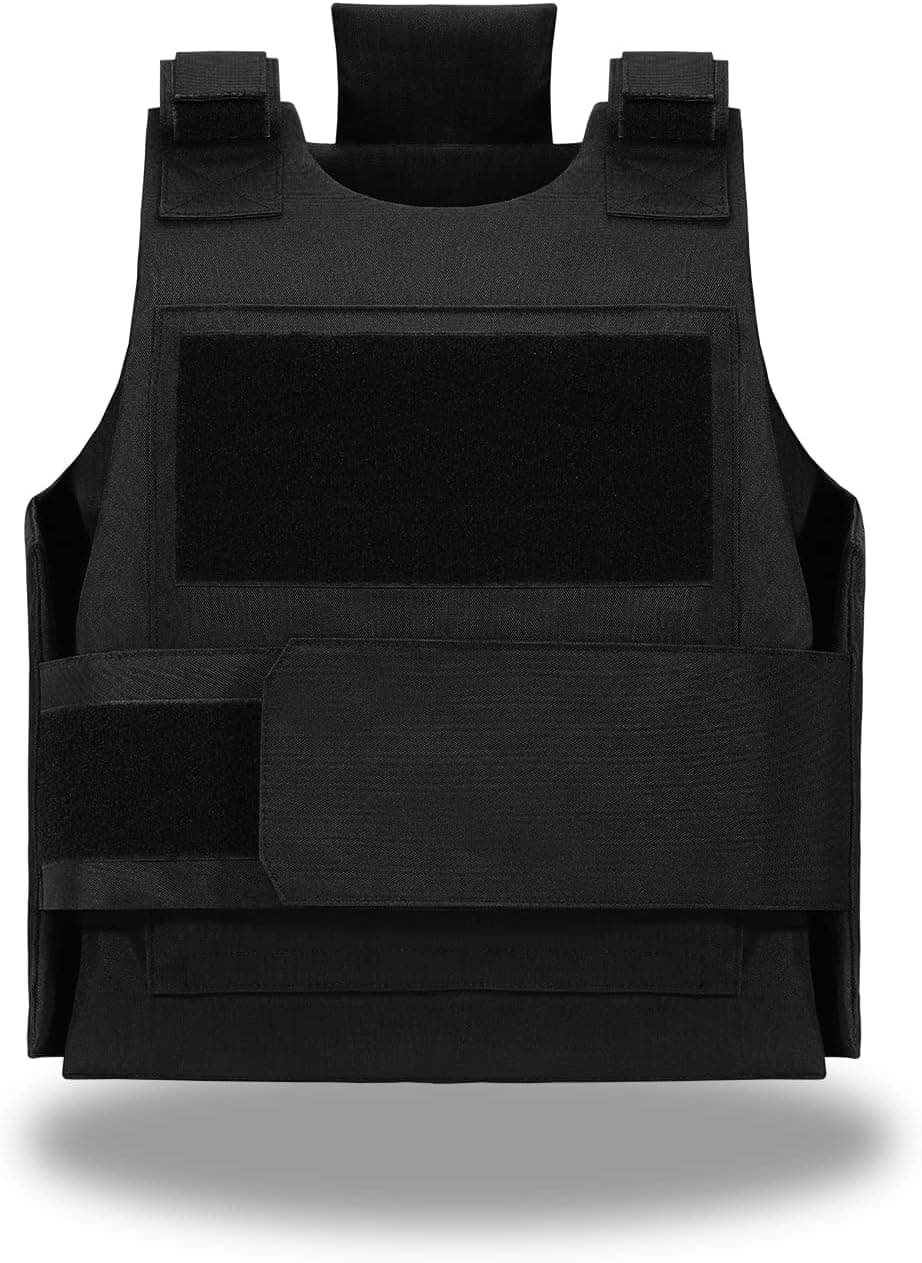 Vereisse Tactical Vest Outdoor, Adjustable Training Protective Vest, Suitable for Light Outdoor Gilet Equipment, S-XXL