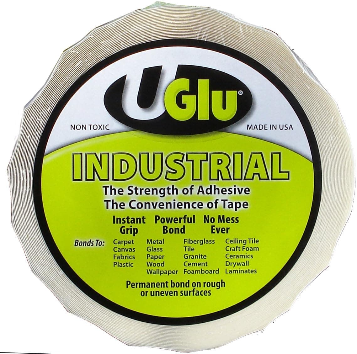 UGlu MTR0565 Industrial Tape Roll, 1/2-Inch-by-65-Foot