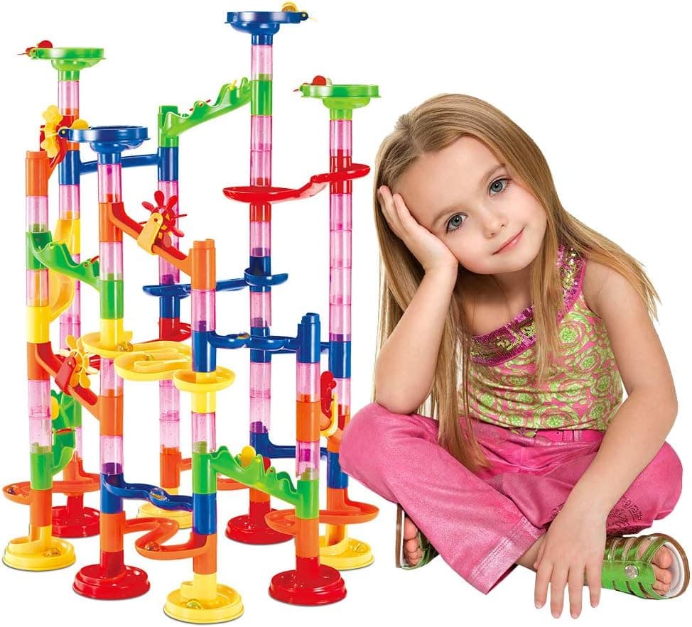 Natasa Marbulous Marble Run Super Set for Kids 105 Pieces
