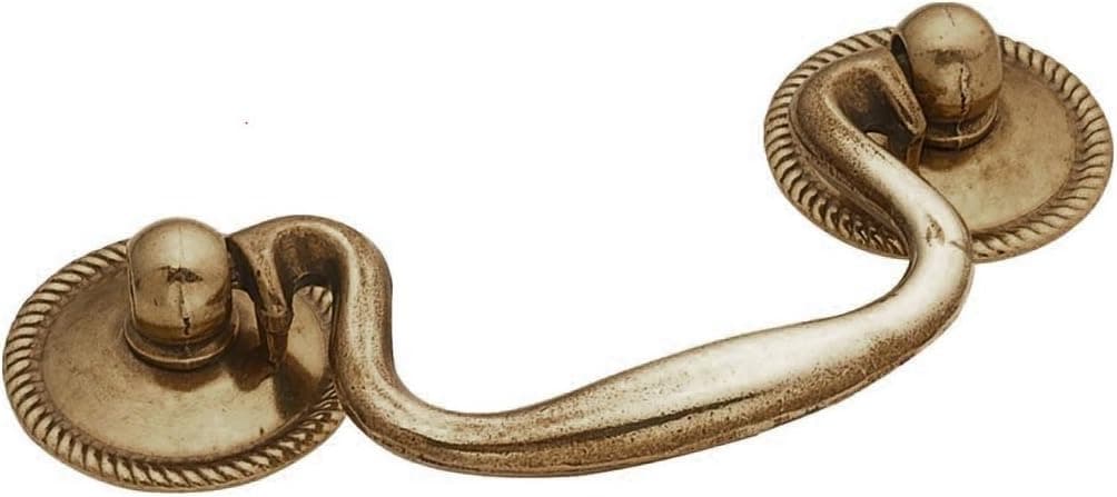 Manor House Bail P8048-LP Cabinet Pull Handle Size: 2.5", Finish: Lancaster Hand Polished