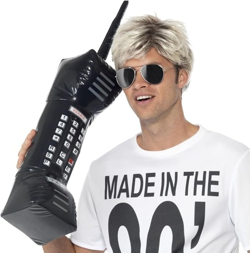 Inflatable Retro Mobile Phone Costume Accessory