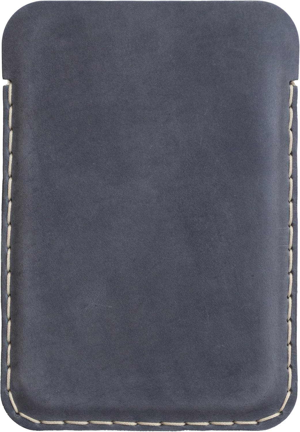 Bovine Leather Cover for Microsoft Surface Duo 2 case, Made in Europe (for Duo 2 with a Bumper, Gray)