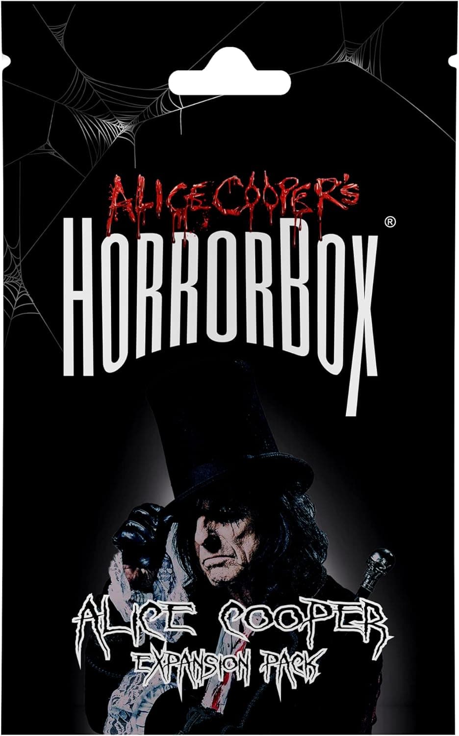 Alice Cooper's HorrorBox: Alice Cooper - Expansion Pack - Fitz Games, 40 Cards, A Haunted Party Game, Card Game of Spooky Questions Answers & Dares, for 4-10 Thrill Seekers Ages 14+