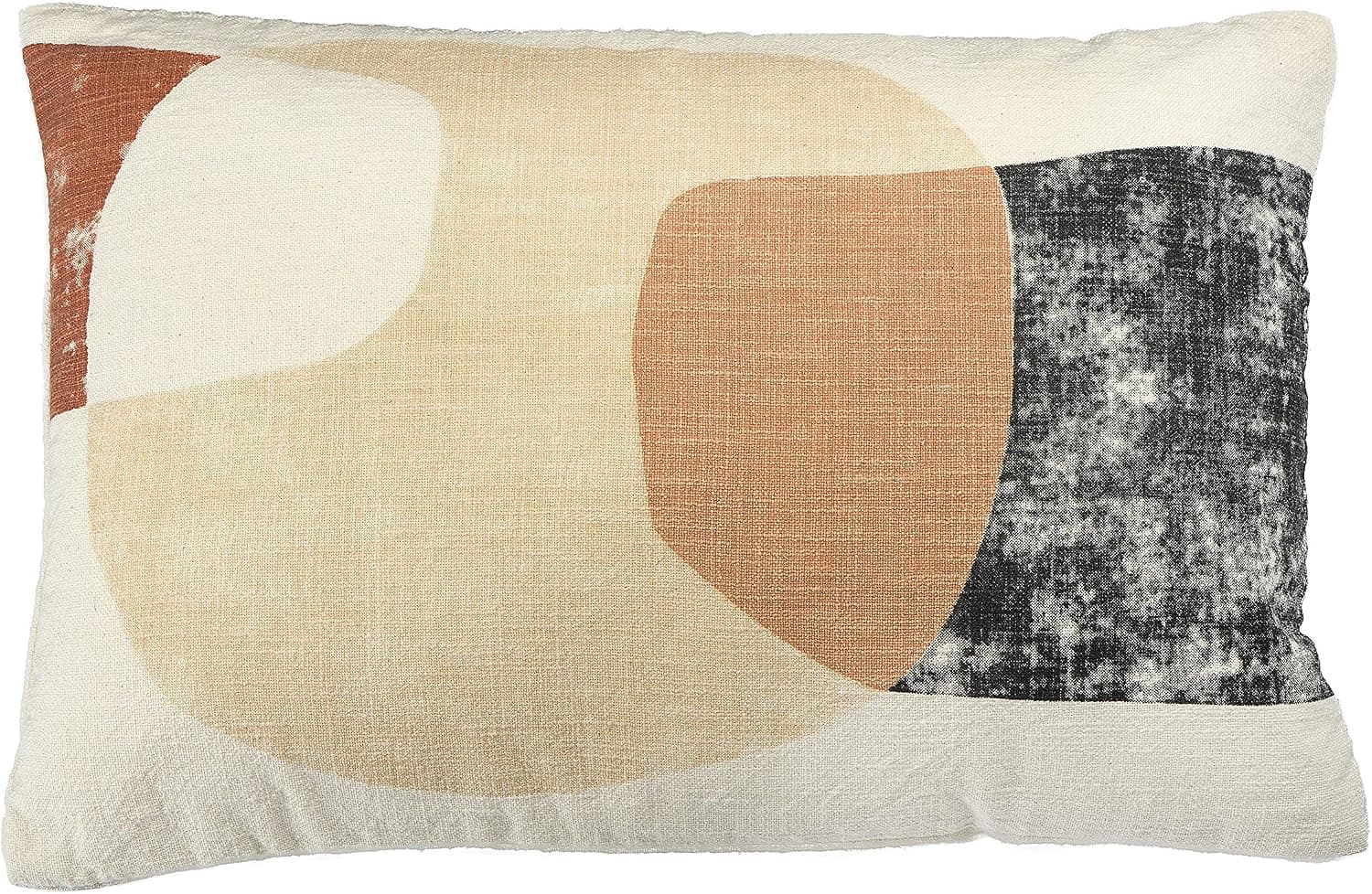 Main + Mesa Abstract Print Cotton Lumbar Pillow, Multicolor