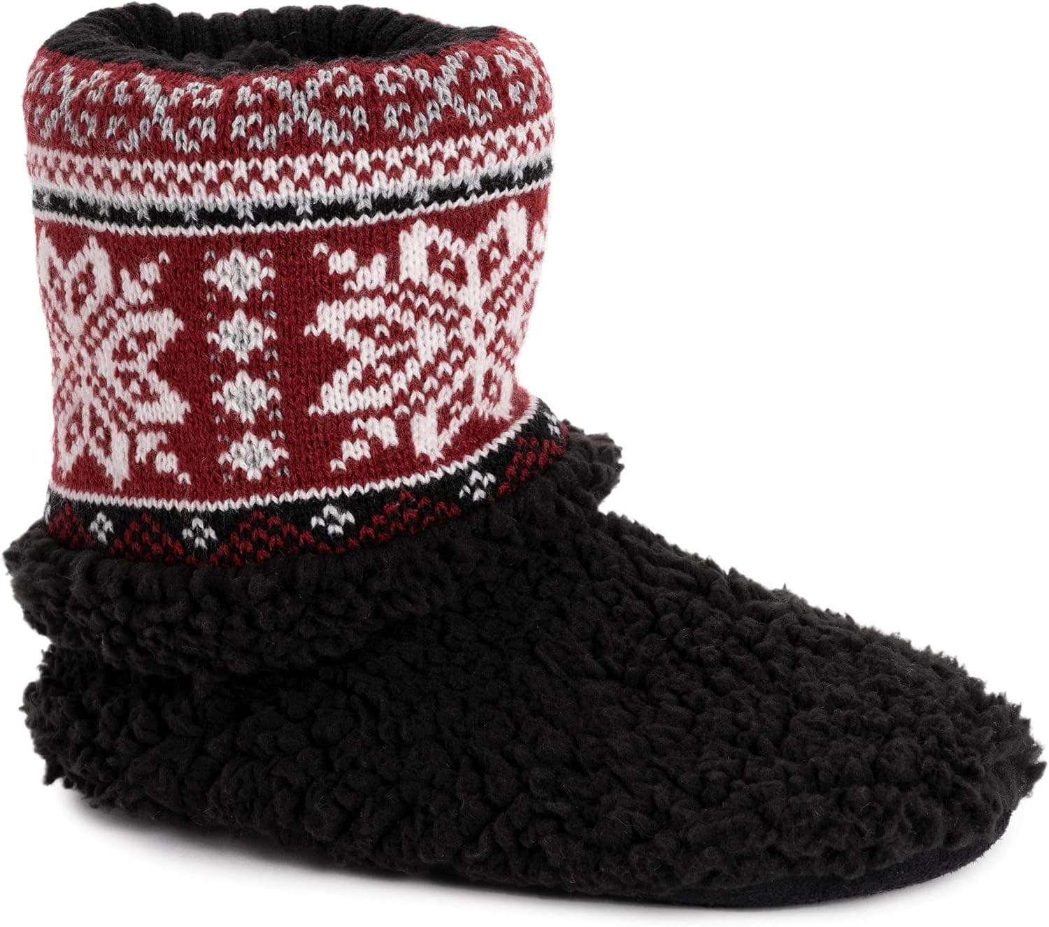 MUK LUKS Women's Foldover Bootie Slipper
