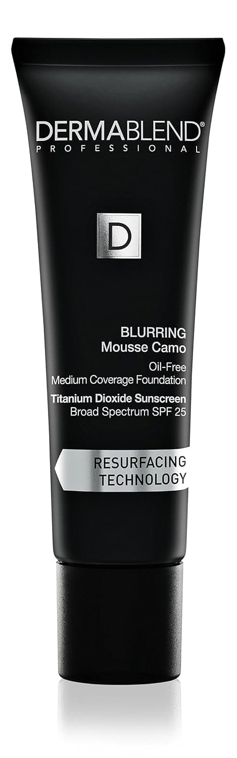 Dermablend Blurring Mousse Medium To Full Coverage Foundation Makeup With Spf 25, Oil-free, 12 Shades, 40w Sahara, 1 Fl oz
