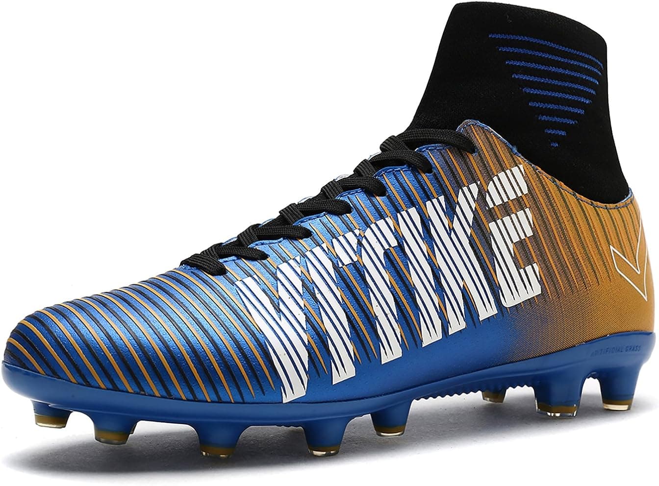 ASHION Kids Soccer Cleats Boys Football Boots Cleats Soccer Shoes Indoor Outdoor for Boys Girls(Little Kid/Big Kid)