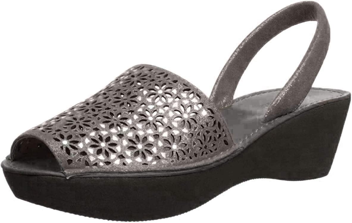Kenneth Cole Reaction Women's Fine Glass 8 Laser Perf Slingback Wedge Sandal