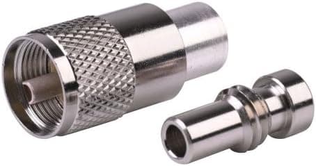 CB Coax - 9FT. Black RG8X with PL259 ON Both Ends!