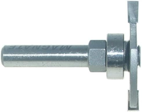 Magnate 1142 Slot Cutter Router Bit, with Top Bearing - 1/8" Cutting Length, 5/16" Cutting Depth