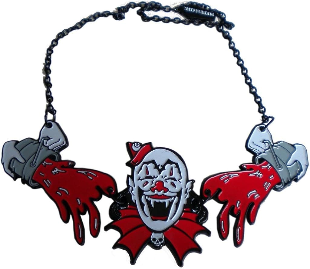 kreepsville 666 Horror Creepy Clown Necklace