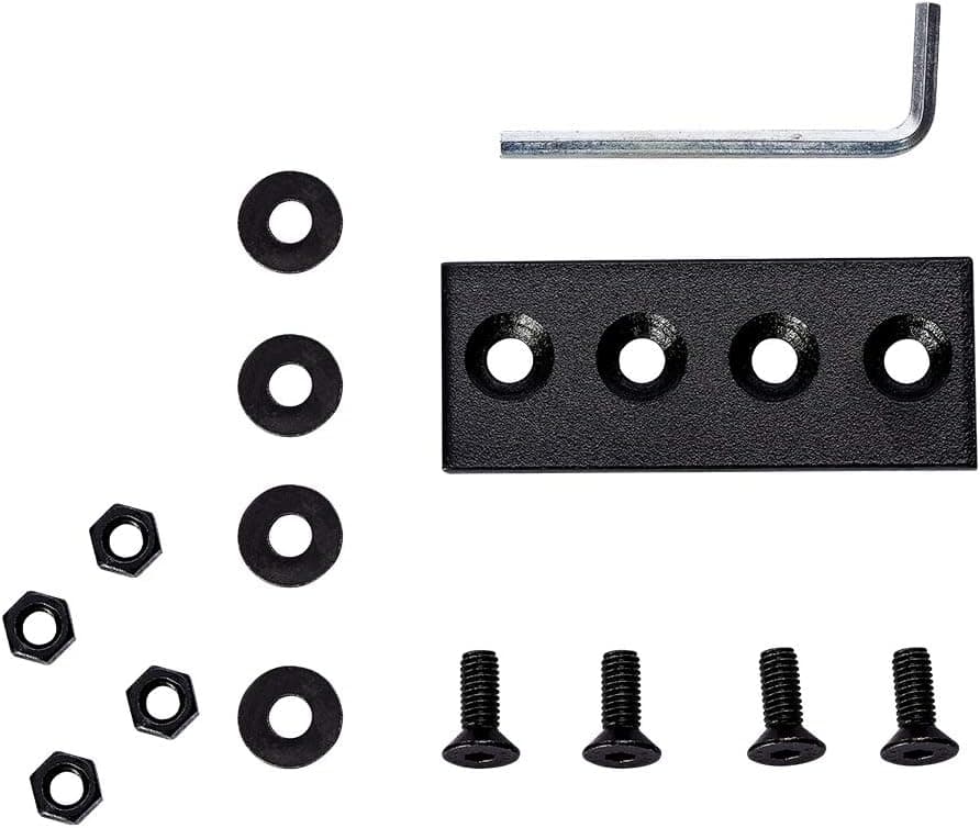 skysen Black Sliding Barn Door Hardware Track Connector