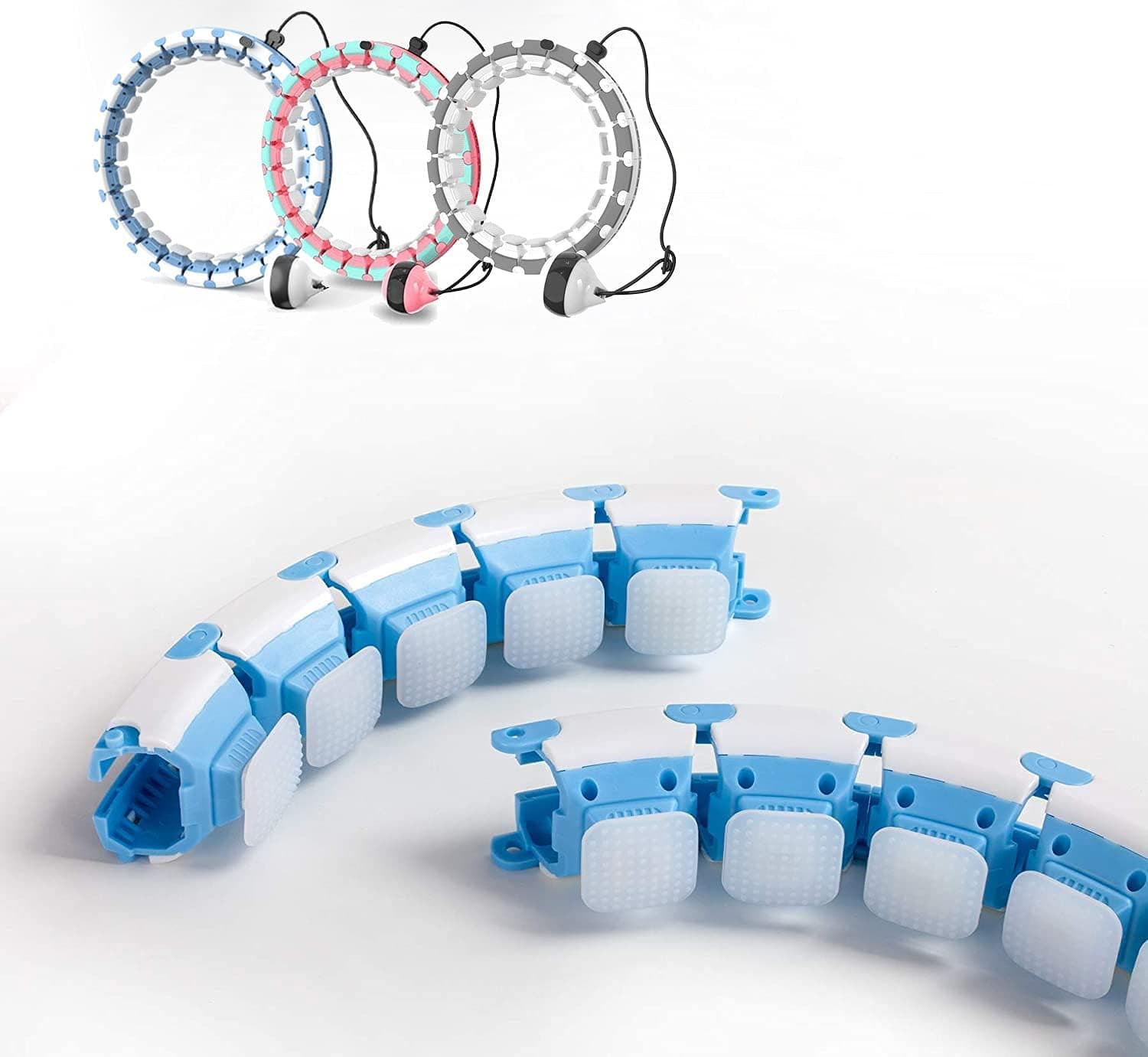 DOUDOUR Extra Pieces,Smart Hoola Hoop Extra Pieces,Additional Links 3 Knots,3 Pieces