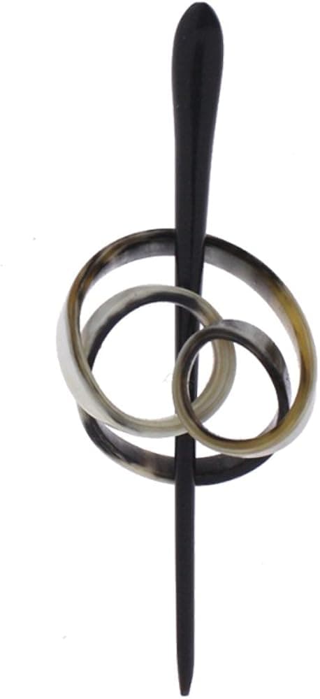 Horn Curl Shawl Pin