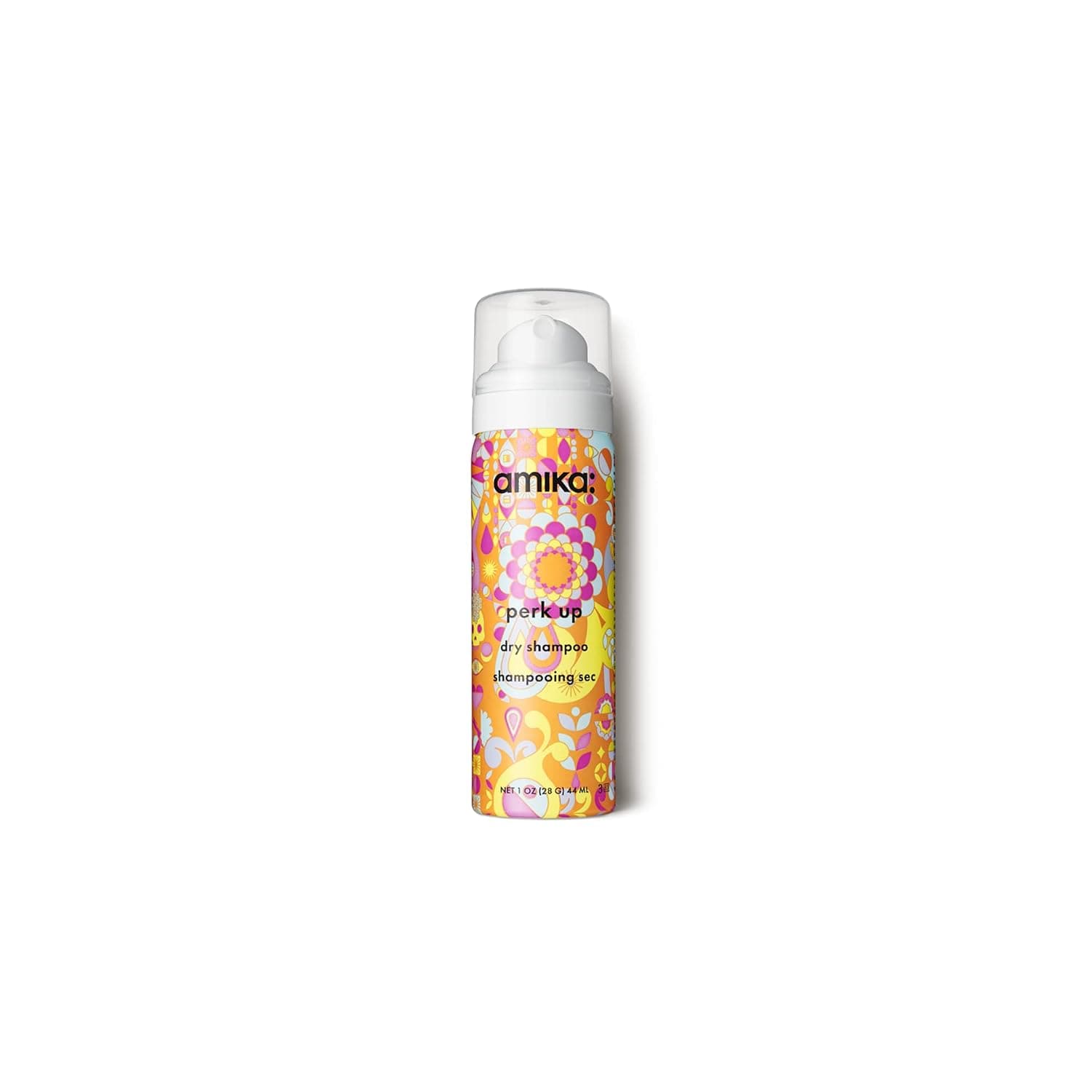 amika Perk Up Dry Shampoo for Any Hair Color from Dark Brunette to Light Blonde Talc and Aluminum Free No White Residue No Sulfates Parabens or Phthalates Travel Size 1 oz