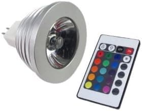 1 X eBestrade MR16 RGB LED Light Bulb with Multi-Color Remote Control 16 Changeable Colors Energy Saving RGB LED Lamp