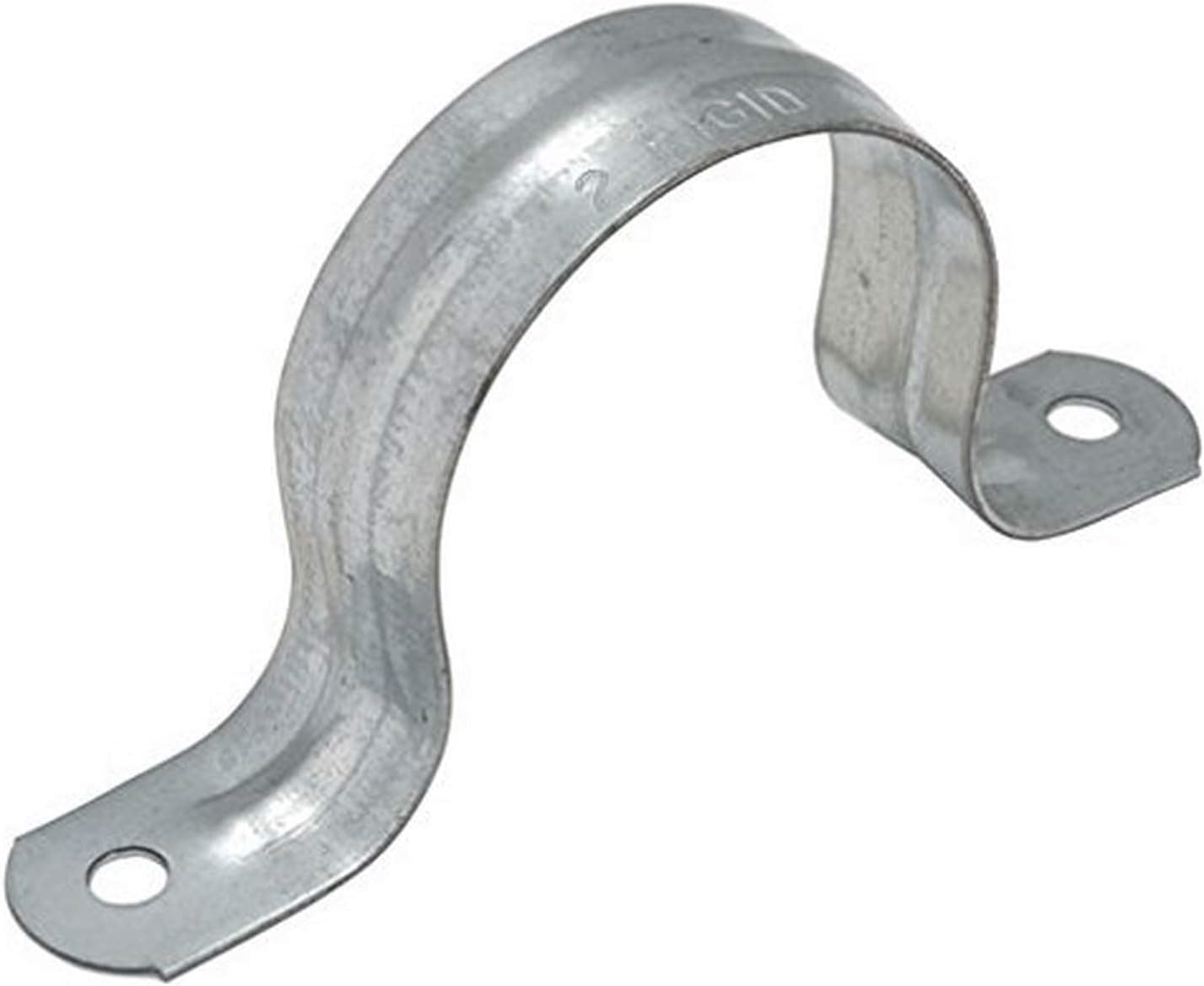 Hubbell-Raco 2239 Strap for Rigid/IMC Conduit, Flexible Metal, 2 Hole, 2-1/2" Trade Size, Steel (Pack of 25)
