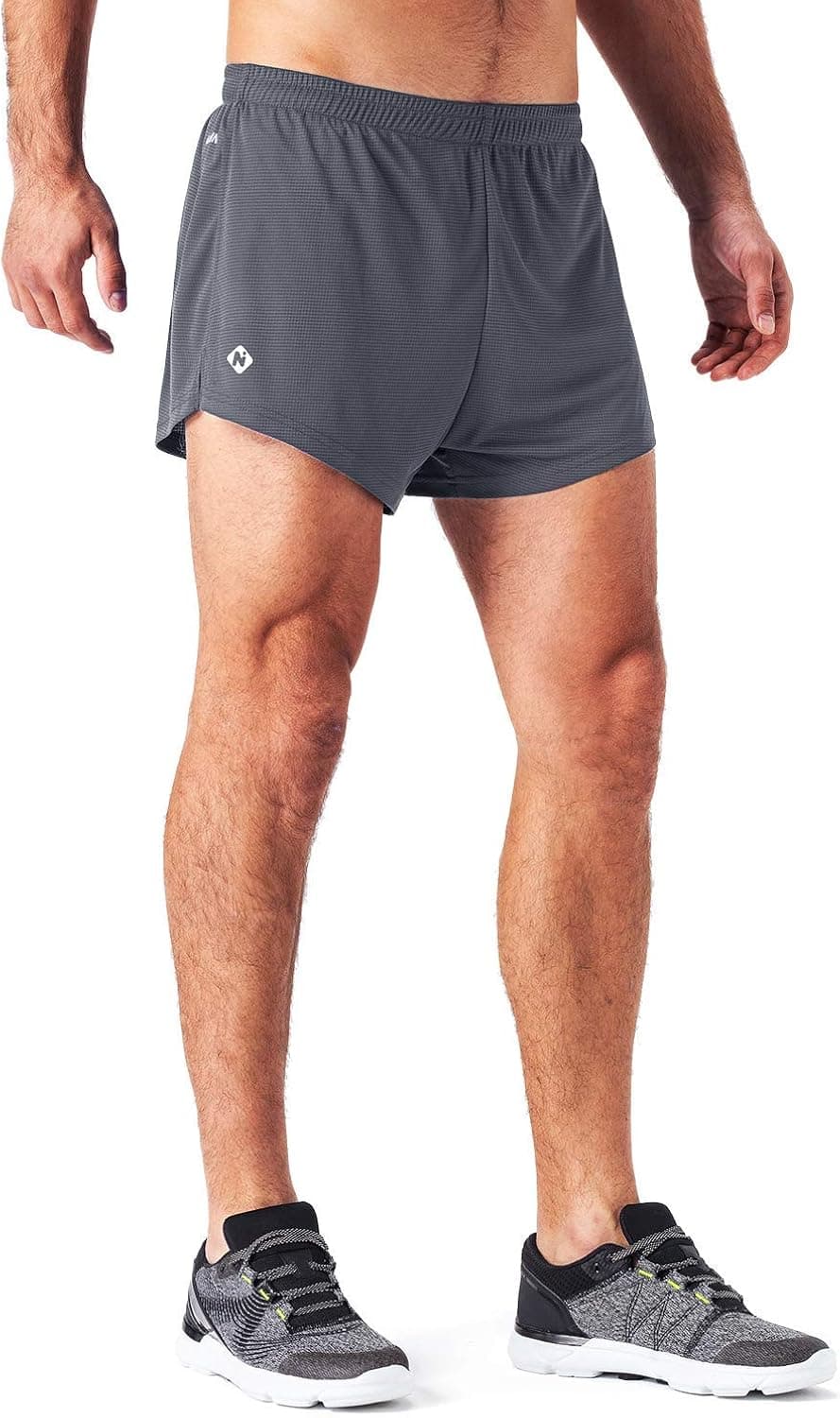 NAVISKIN Men's 3" Quick Dry Workout Running Shorts Training Pace Shorts