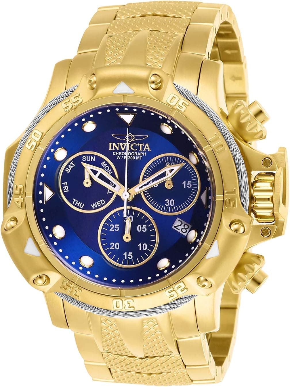 Invicta Men Subaqua Quartz Watch, Gold, 26726