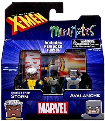 Marvel X-Men Vs. Brotherhood Minimates Series 60 Strike Force Storm & Avalanche Minifigure 2-Pack