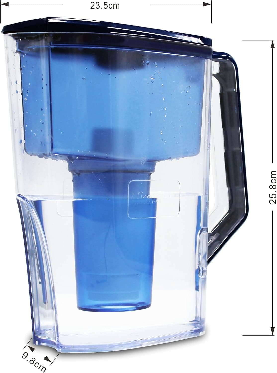 Water Pitcher, Alkaline Water Pitcher,Alkaline Water jug -7 Stage Ionizer Filtration System to Purify and Increase PH Levels - Clean, Refreshing Water, 10 Cup Water jug,BPA Free.