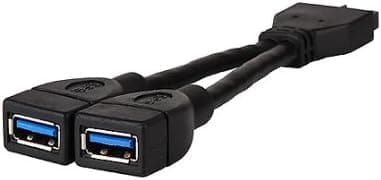 Silverstone Tek 19 Pin USB3.0 Adapter Cable - External to Internal (CP09)