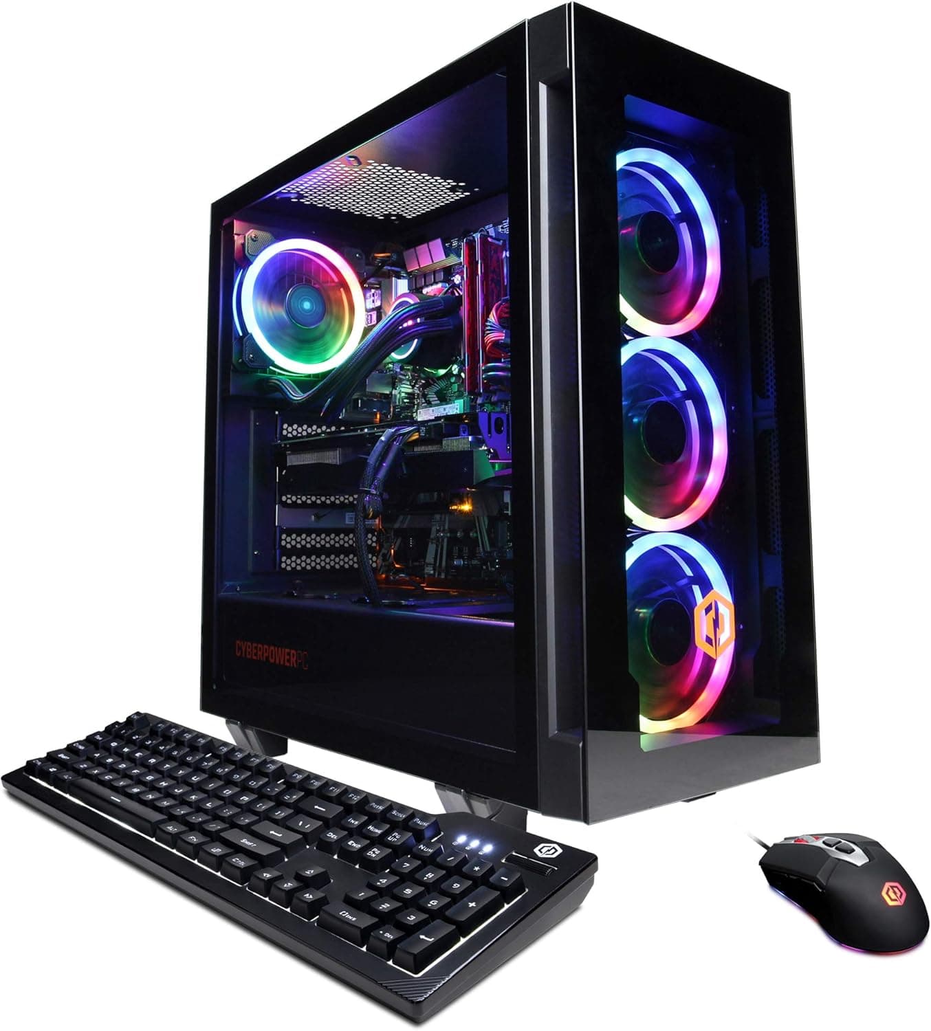 CyberpowerPC Gamer Supreme Liquid Cool Gaming PC, AMD Ryzen 7 3800X 3.9GHz, Radeon RX 5700 XT 8GB, 16GB DDR4, 1TB NVMe SSD, Wi-Fi & Windows 10 Home (SLC8260A3)