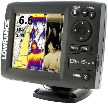 Lowrance 000-11173-001 Elite-5 HDI Combo with Basemap Without Transducer