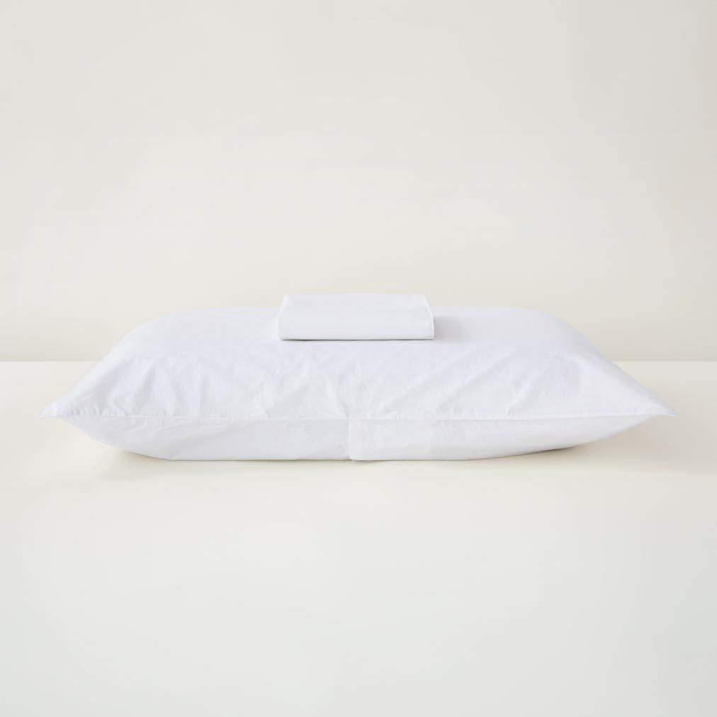 Tuft & Needle, Percale Sham Set, 215 Thread Count, 100% Cotton - Assorted Colors and Sizes… (Cloud, King)