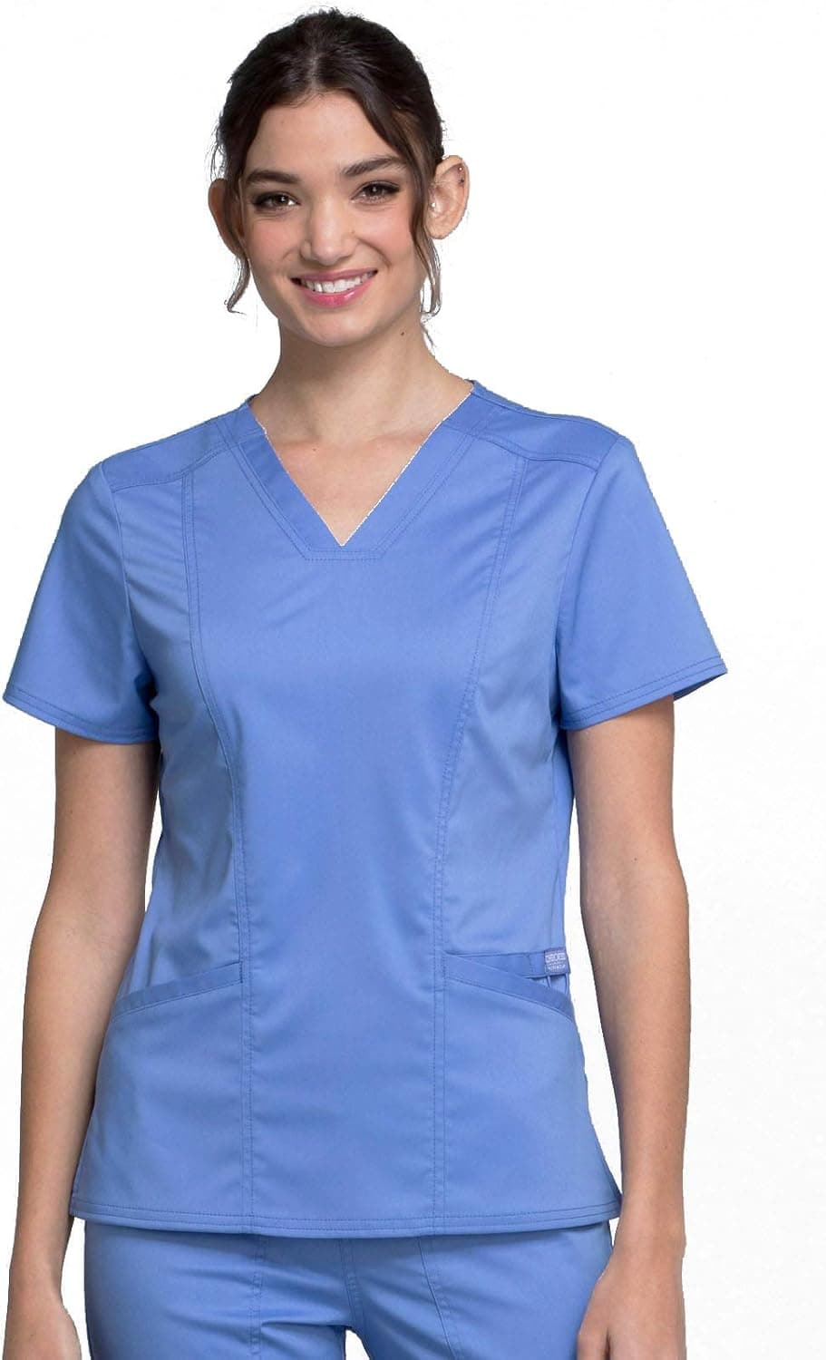 Cherokee Women Scrubs Top Workwear Revolution V-Neck WW710