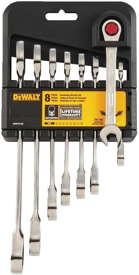008PC RATCHETING COMB. WRENCH SET MM