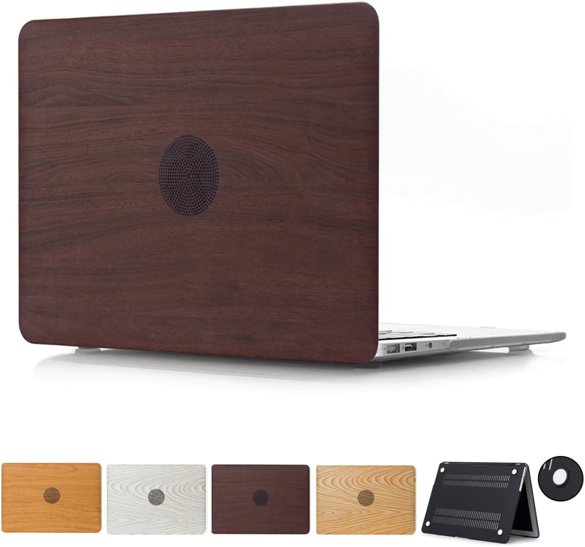 2018&2017&2016 Release MacBook Pro 15" Case A1707/A1990, PapyHall Epoxy Coated Wood Pattern Plastic Hard Case for MacBook Pro 15 inch with Touch Bar Model: A1707/A1990 MW-Khaki