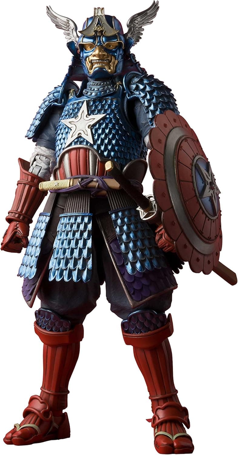 Bandai Tamashii Nations Meisho Manga Realization Samurai Captain America Action Figure (BAN19194)