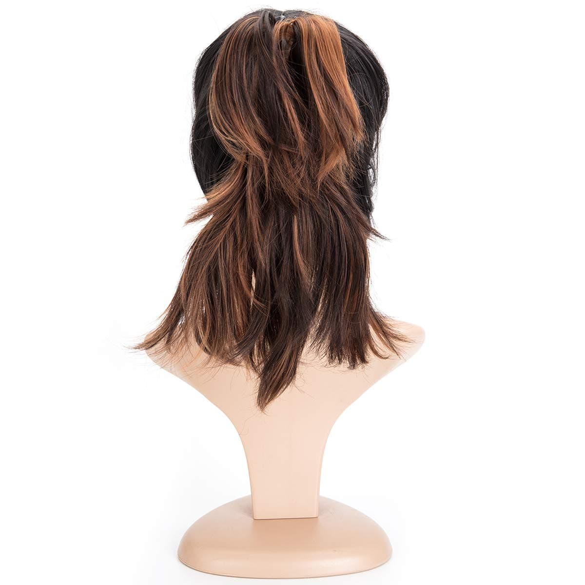 FOCUSSEXY Adjustable Style Claw Thick Wavy Curly Messy Pony Tail Hairpiece Updo Style Jaw Claw Ponytail Clip In Hair Extensions Amzing Shape