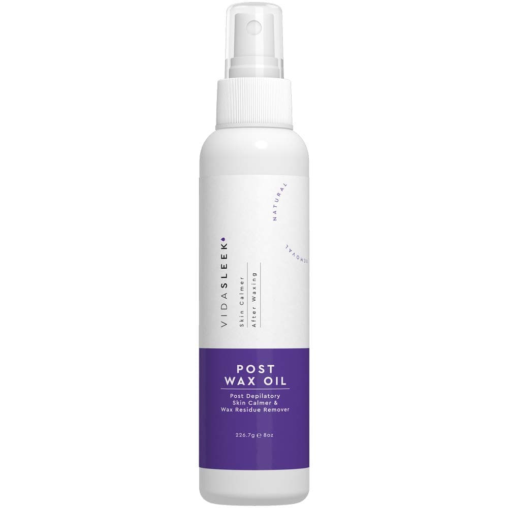 VidaSleek After Wax Oil - Post Waxing Skin Calmer & Wax Residue Remover - Large 8 oz