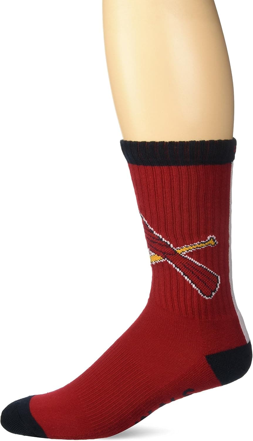 MLB Men's '47 Bolt Casual Dress Crew Socks, Large, 1-Pack