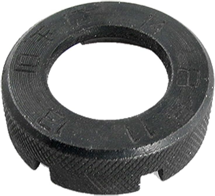 uxcell Blk Steel 6 Slot Round Spoke Wrench for Bike Repairing