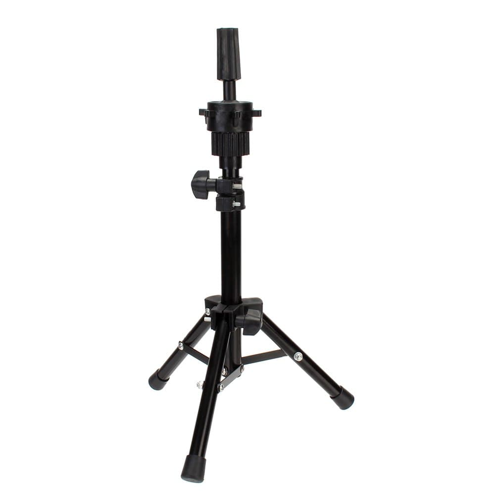 Neverland Beauty Mini Wig Mannequin Head Tripod Stand with Carry Box for Cosmetology Portable (High 36-63cm) Adjustable Tripod Stand Holder