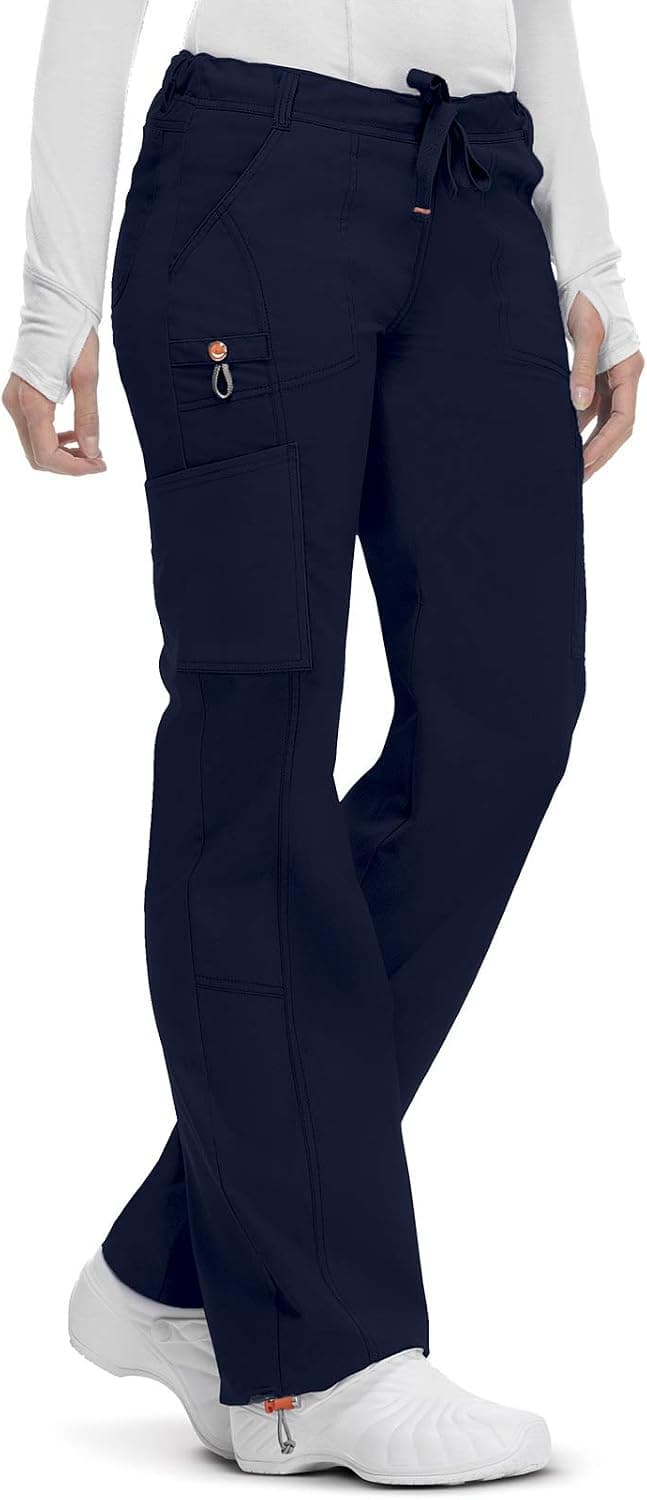 Code Happy Bliss w/Certainty Women Scrubs Pant Low Rise Straight Leg Drawstring 46000A