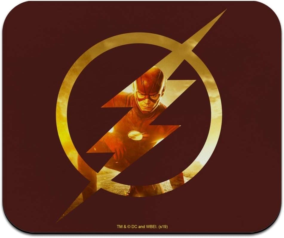 The Flash TV Series Flash in Logo Low Profile Thin Mouse Pad Mousepad