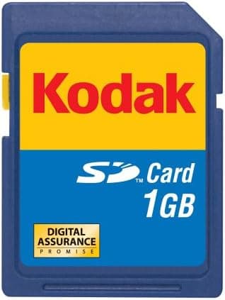 Kodak SD Card 1 GB KPSD1GBSCS (Retail Package)