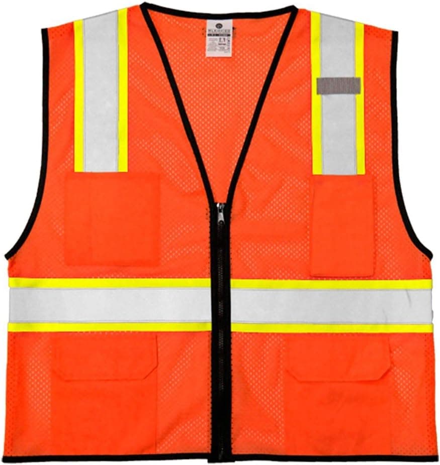 ML Kishigo 1518 Economy Series Vest Orange Size- Small - Medium