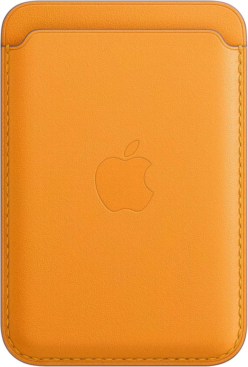 Apple Leather Wallet with MagSafe (for iPhone) - California Poppy (Previous Version, Without Find My)
