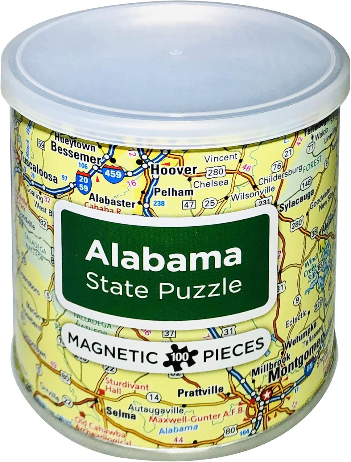 Alabama 100 Piece Magnetic Puzzle by Geotoys