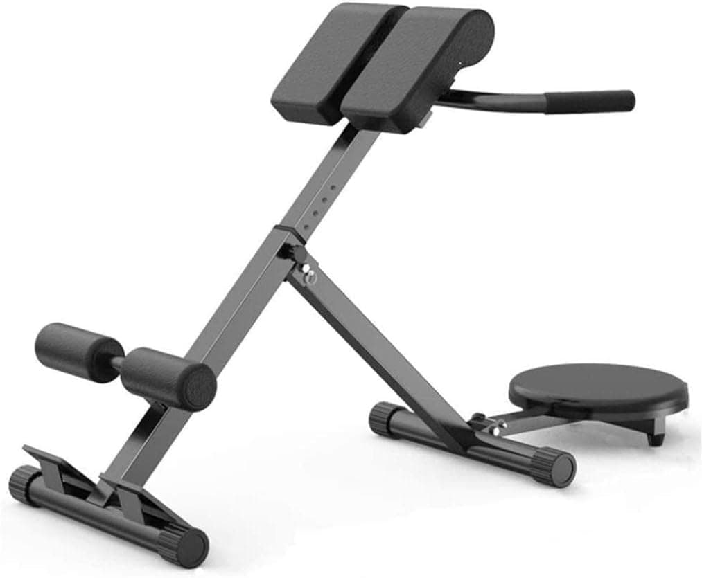 KEVCHE Adjustable Weight Bench Abdominal Trainers for Home Gym Outdoor (Black)