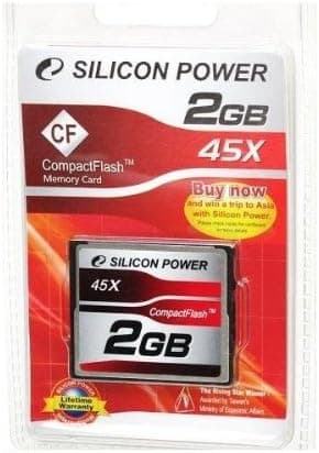 2GB Silicon Power Compact Flash CF Memory Card 45X