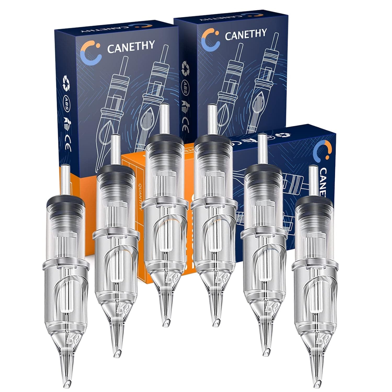 Canethy 40Pcs RL 3RL 5RL 7RL 9RL #12 0.30mm
