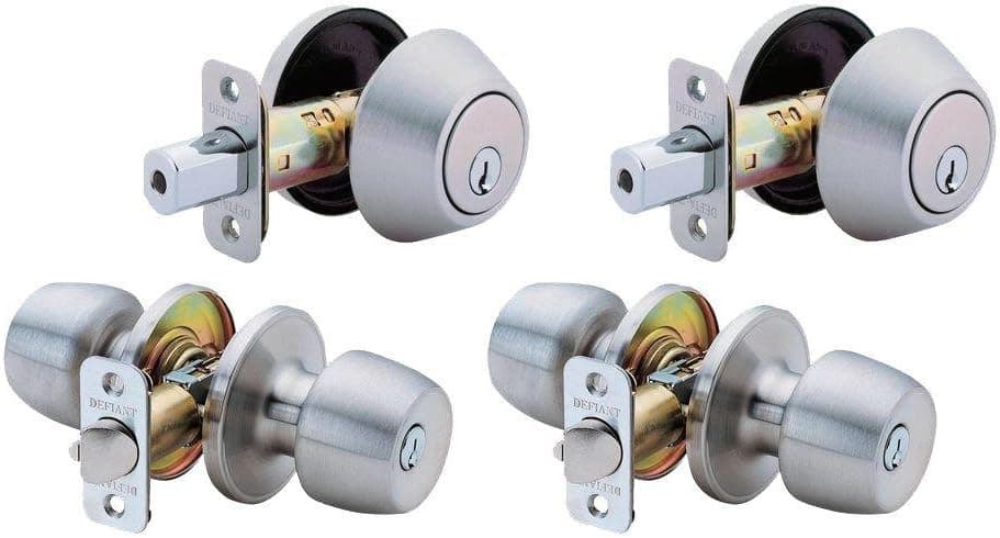 Defiant Brandywine Single Cylinder Entry Stainless Steel Project Pack