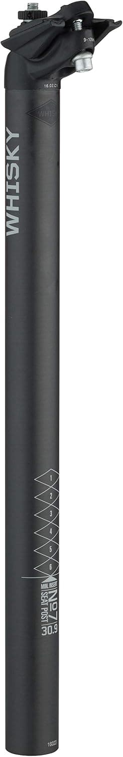 WHISKY - No.7 Carbon Fiber Bicycle Seatpost | for Road, MTB, and Gravel Bike | 27.2, 30.9, 31.6 Clamp Sizes